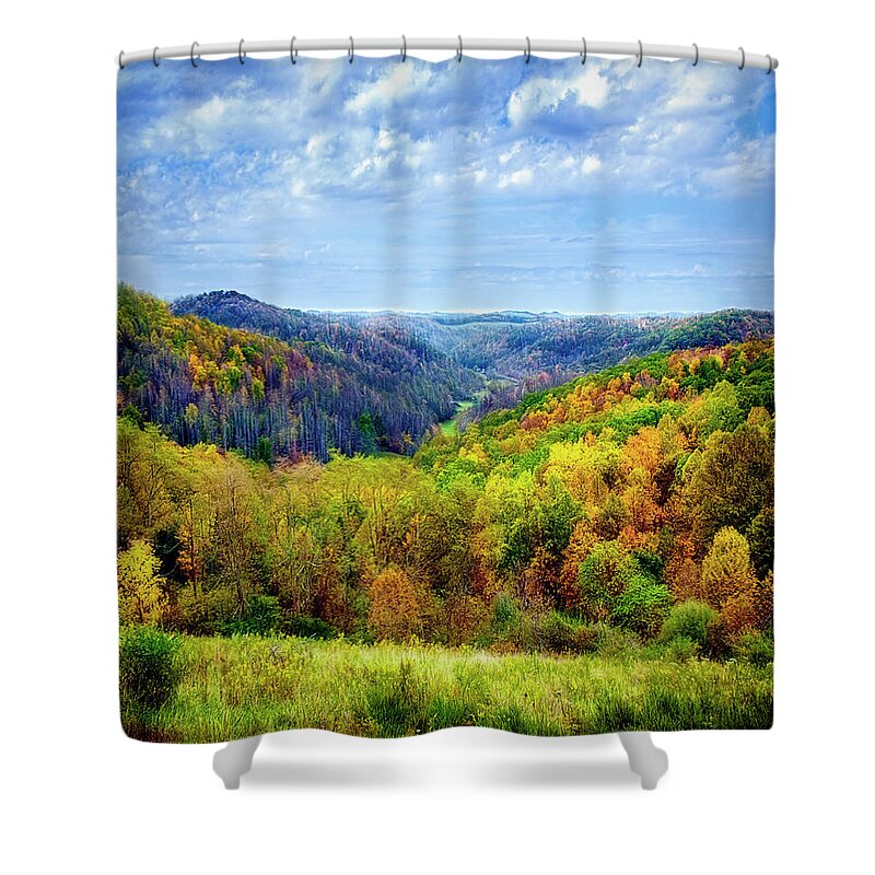 West Virginia Shower Curtain featuring the photograph West Virginia by Mark Allen