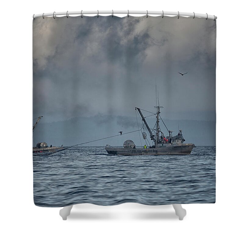 Western Gambler Shower Curtain featuring the photograph Western Gambler by Randy Hall