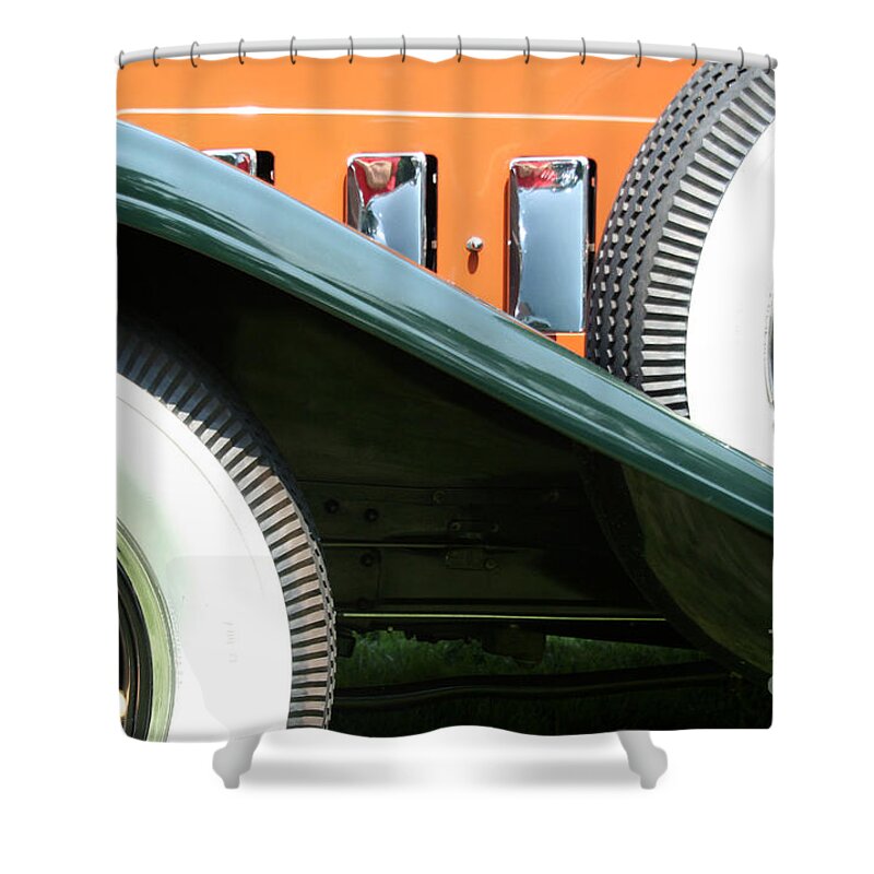 Car Shower Curtain featuring the photograph Wheels by Crystal Nederman