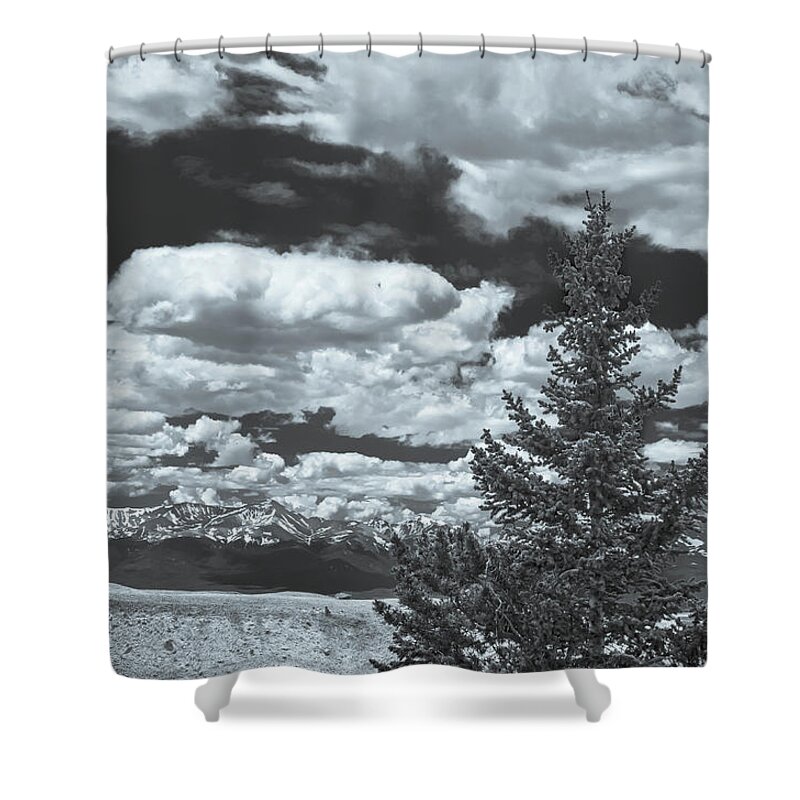 Mount Elbert Shower Curtain featuring the photograph When Silence Speaks For Love, She Has Much To Say, Wrote Richard Garnett. by Bijan Pirnia