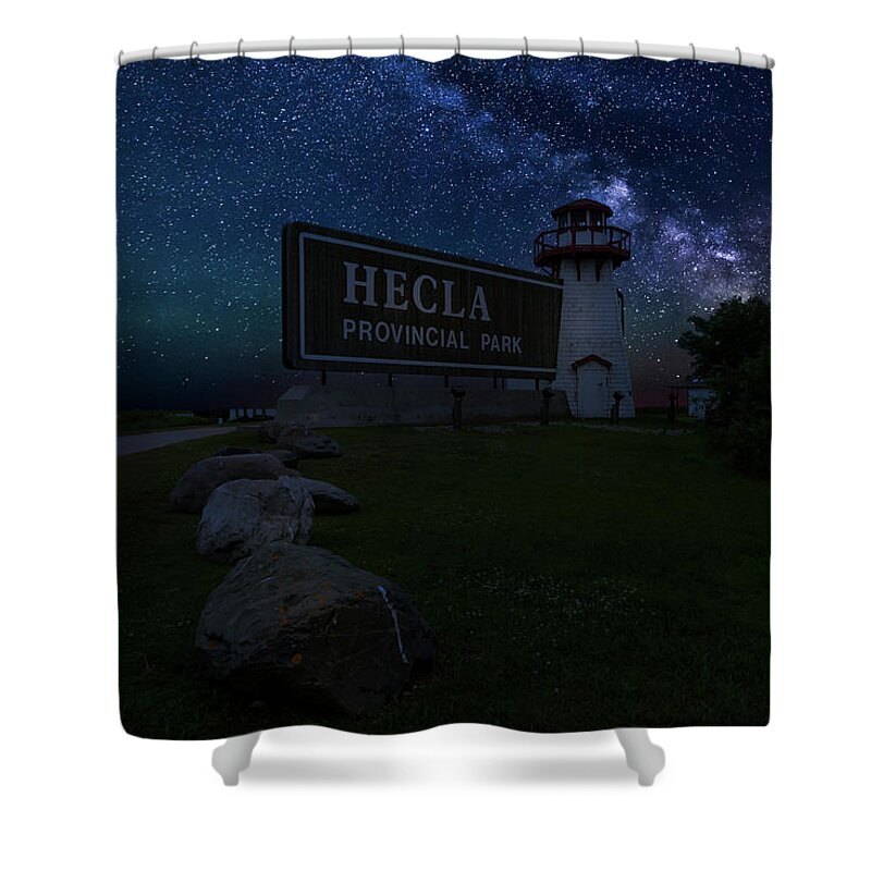 Hecla Shower Curtain featuring the photograph When The Night Falls by Nebojsa Novakovic