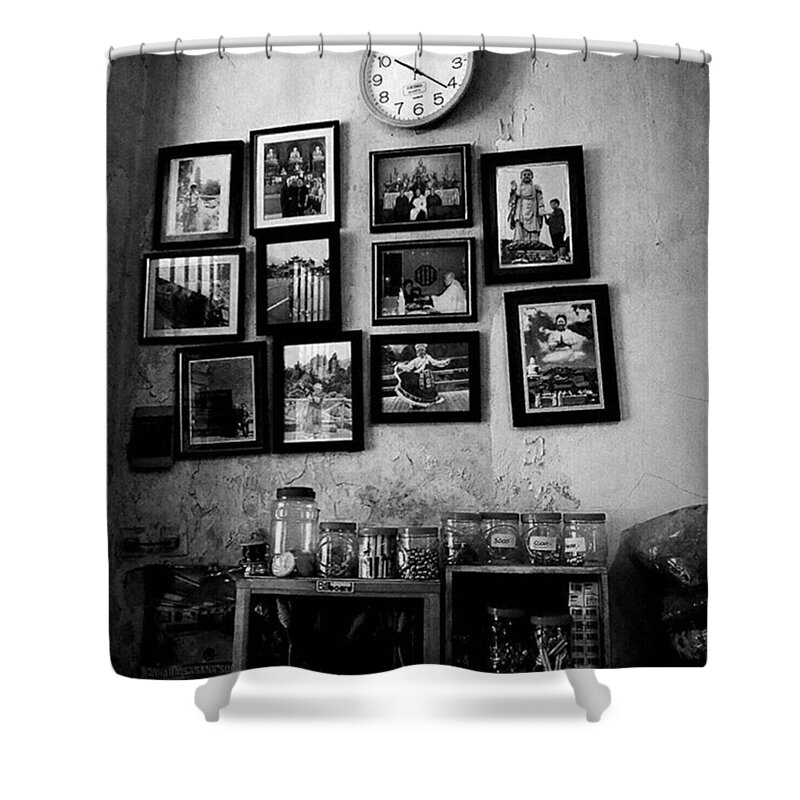 Hubhdp Shower Curtain featuring the photograph When Time Stands Still by Kartika Kurniasari