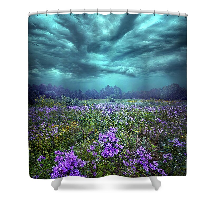 Clouds Shower Curtain featuring the photograph When You Can Only Feel The Rain by Phil Koch