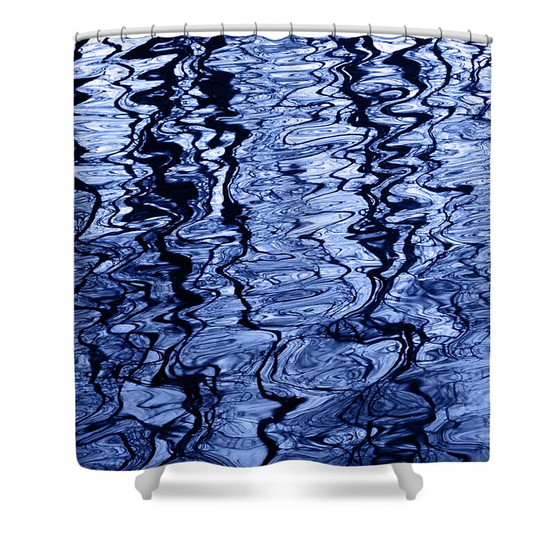 Water Shower Curtain featuring the photograph Wherever You Will Go - Blue by Richard Andrews