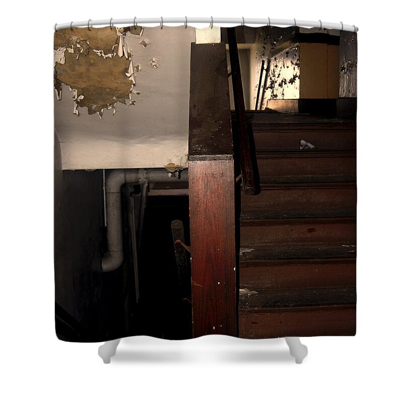 Shower Curtain featuring the photograph Which way? by Melissa Newcomb