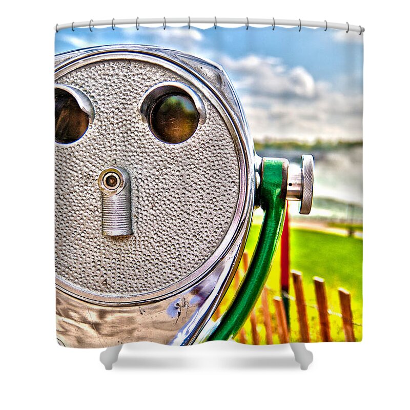 Niagara Falls Shower Curtain featuring the photograph Whimsical View by Keith Allen