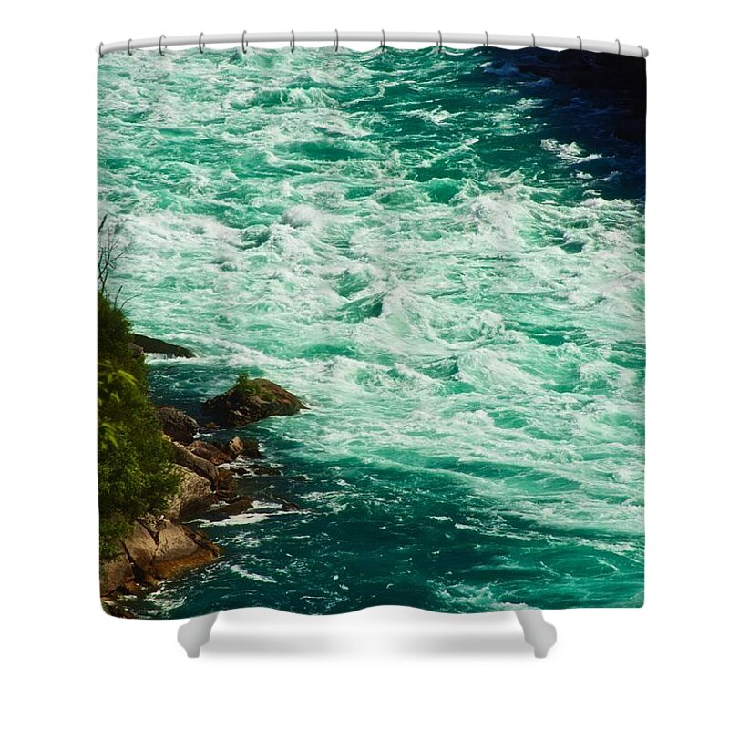 Amercian Falls Shower Curtain featuring the photograph Whirlpool by Kathi Isserman