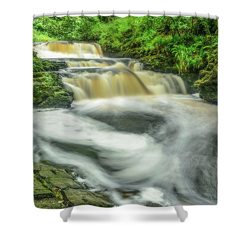 Water Shower Curtain featuring the photograph Whirls 'n Swirls by Joe Ormonde