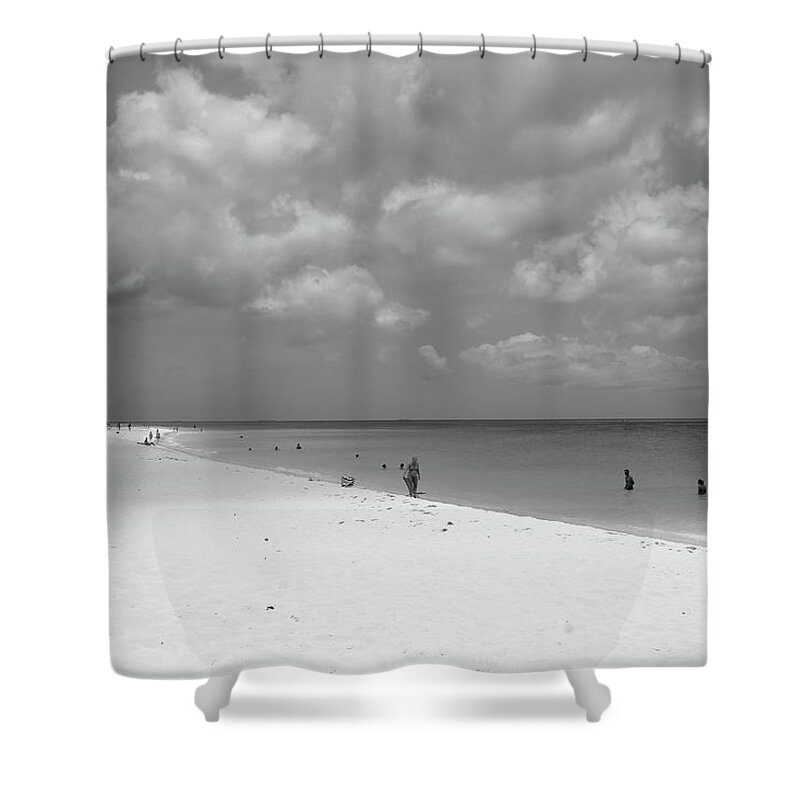 Photo For Sale Shower Curtain featuring the photograph White Sands of Aruba by Robert Wilder Jr