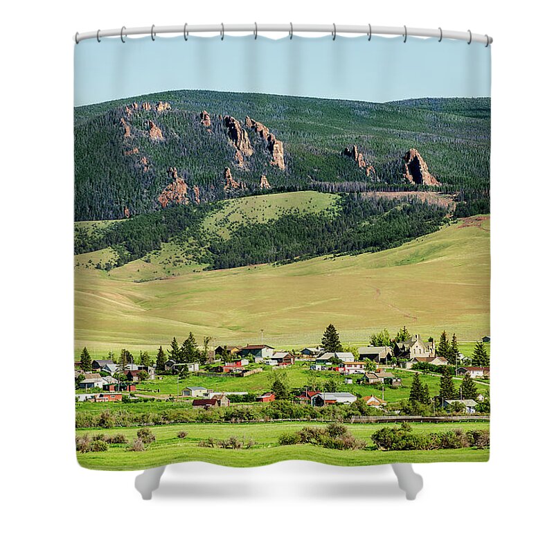White Sulphur Springs Shower Curtain featuring the photograph White Sulphur Springs by Todd Klassy
