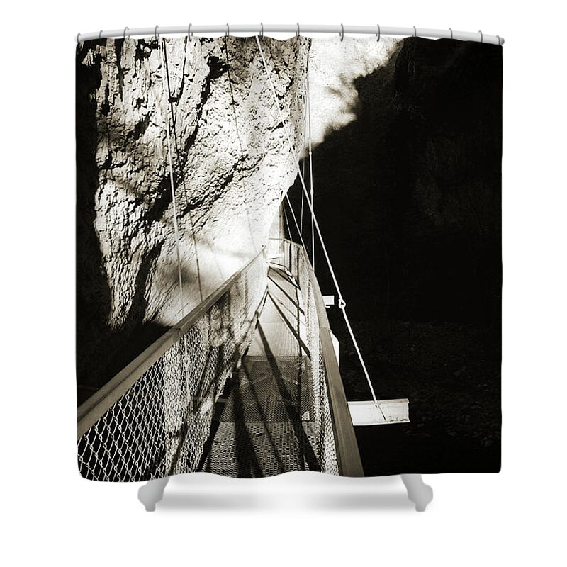 City Shower Curtain featuring the photograph Whitewater Walk by Jan W Faul