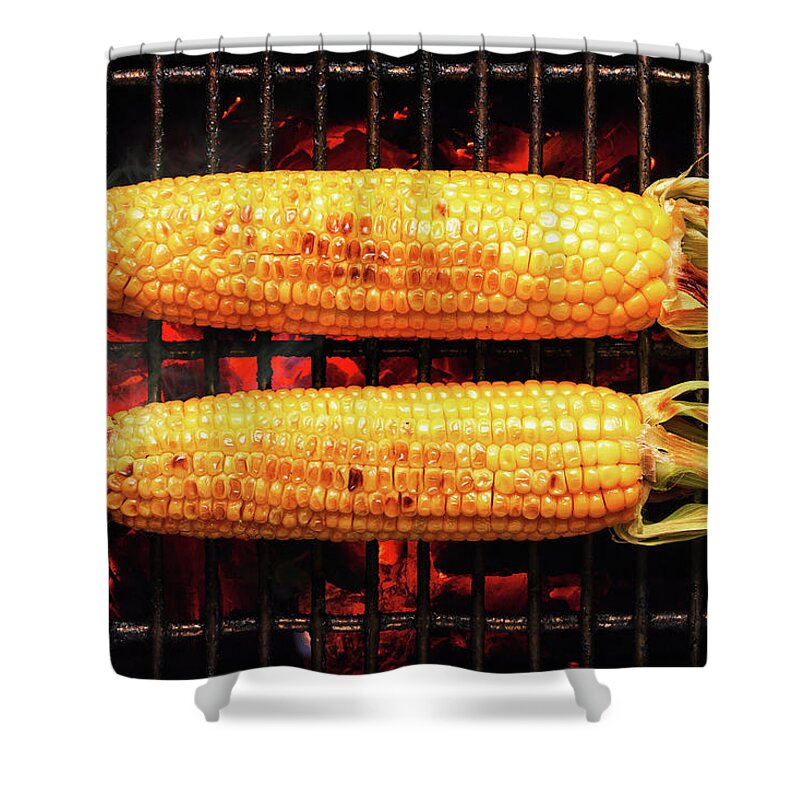 Corn On The Cob Shower Curtains