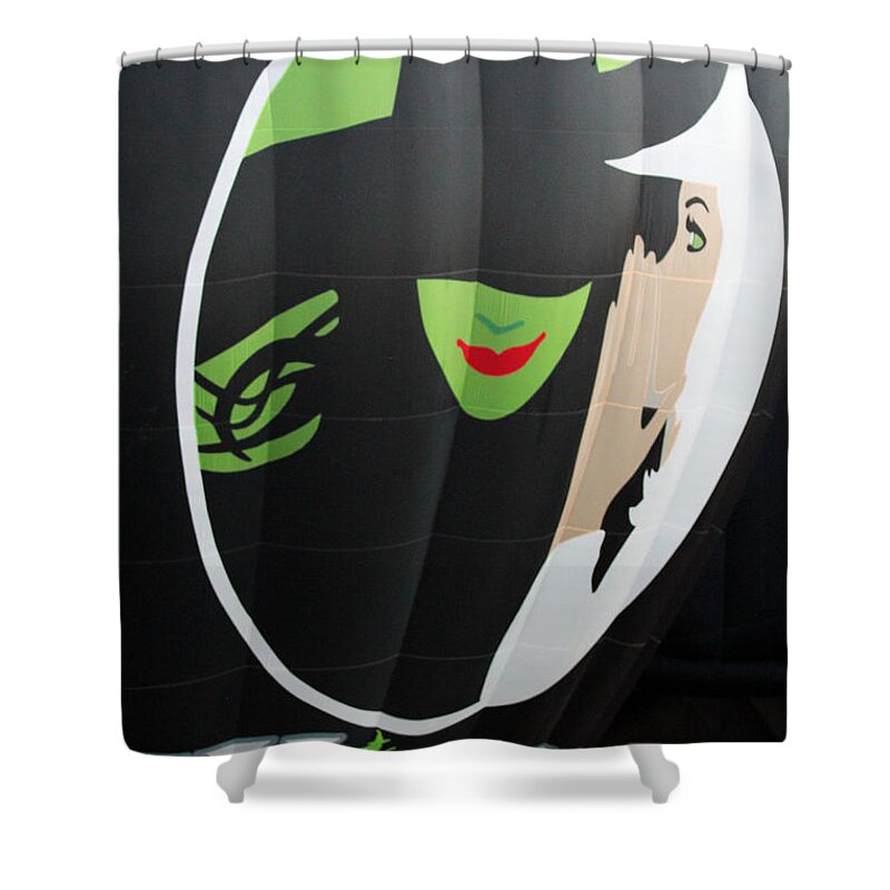 Hot Air Balloon Shower Curtain featuring the photograph Wicked by Jennifer Robin