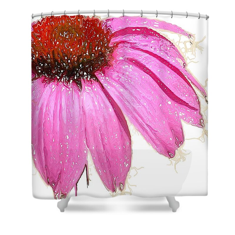  Shower Curtain featuring the photograph Wild Flower One by Heidi Smith