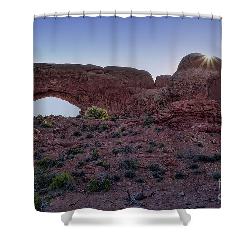 Utah Landscape Shower Curtain featuring the photograph Will there be any Stars in my Crown by Jim Garrison