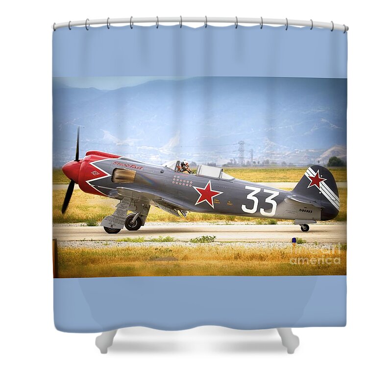 Transportation Shower Curtain featuring the photograph Will Whiteside and SteadFast by Gus McCrea