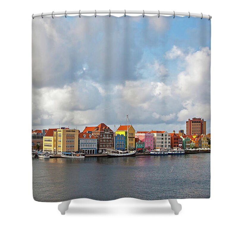 2016 Shower Curtain featuring the photograph Willemstad by Jean-Luc Baron