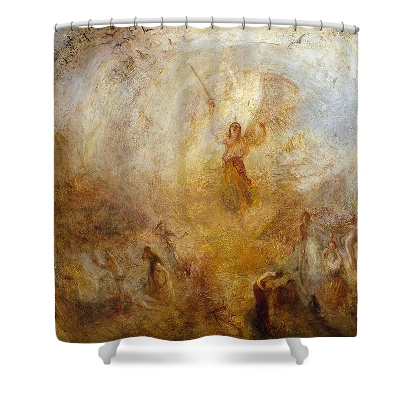 Joseph Mallord William Turner (english Shower Curtain featuring the painting William Turner by Joseph Mallord