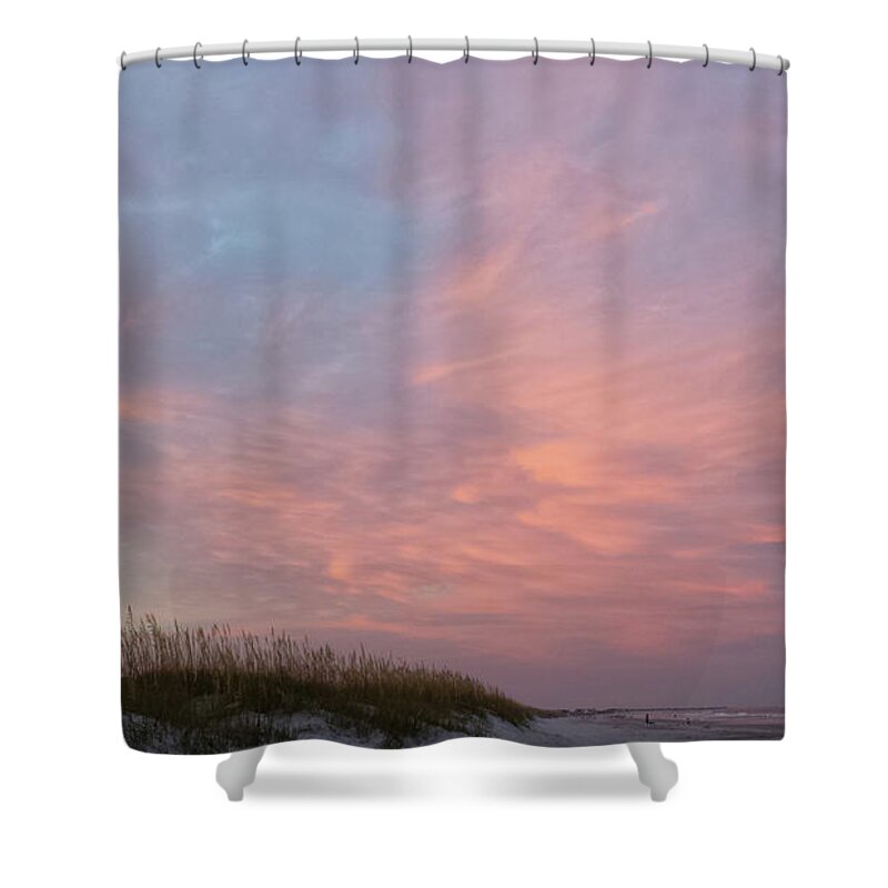 Wilmington Shower Curtain featuring the photograph Wilmington Northern Sky by Curtis Sikes