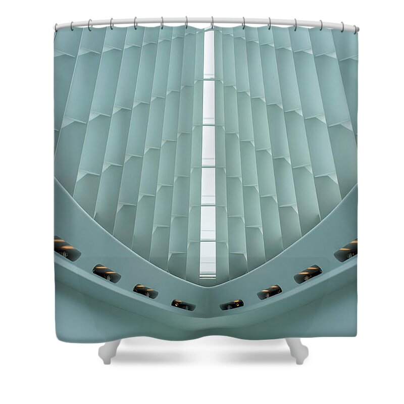 Windhover Hall Shower Curtain featuring the photograph Windhover #1 by John Roach