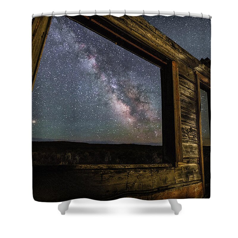 Window Shower Curtain featuring the photograph Window to the Heavens by Michael Ash