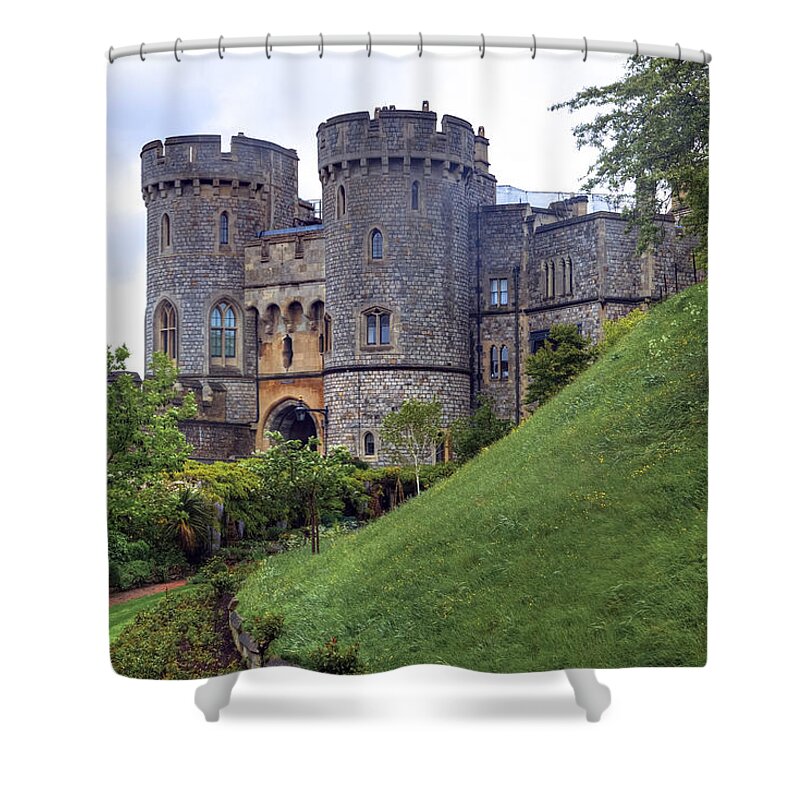 Windsor Castle Shower Curtain featuring the photograph Windsor Castle by Joana Kruse