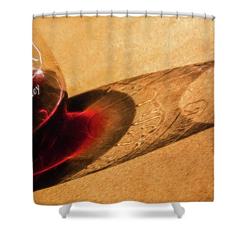 Wine Shower Curtain featuring the photograph Wine Legs of Napa Valley by David Letts