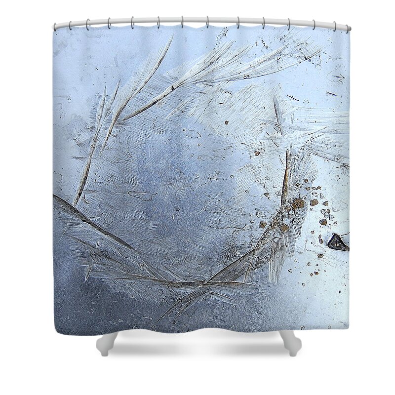 Abstract Shower Curtain featuring the photograph Wing Circle by Matt Cegelis