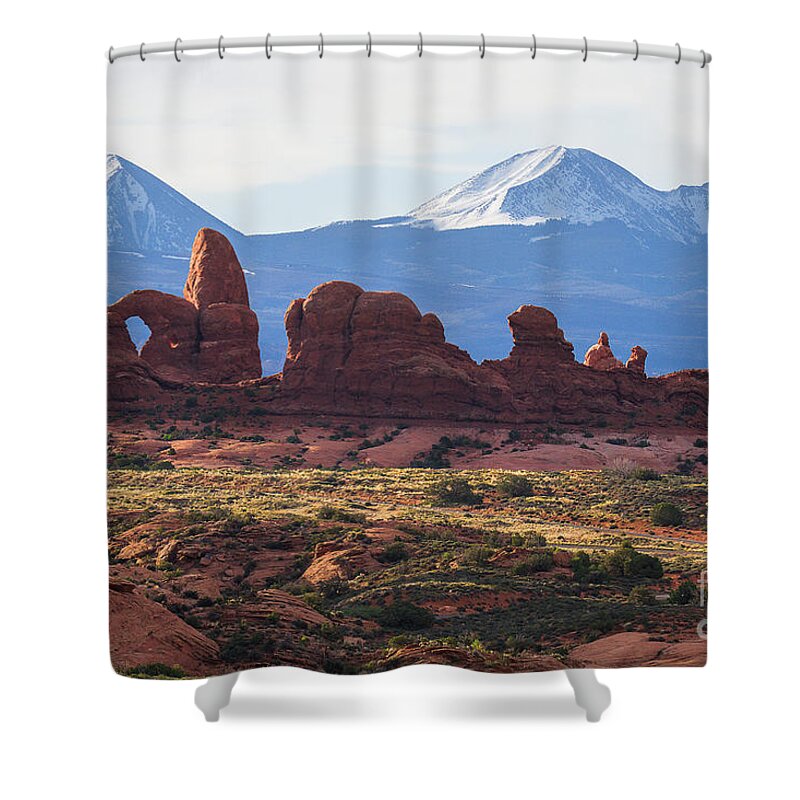 Utah Shower Curtain featuring the photograph Wing Window by Jim Garrison