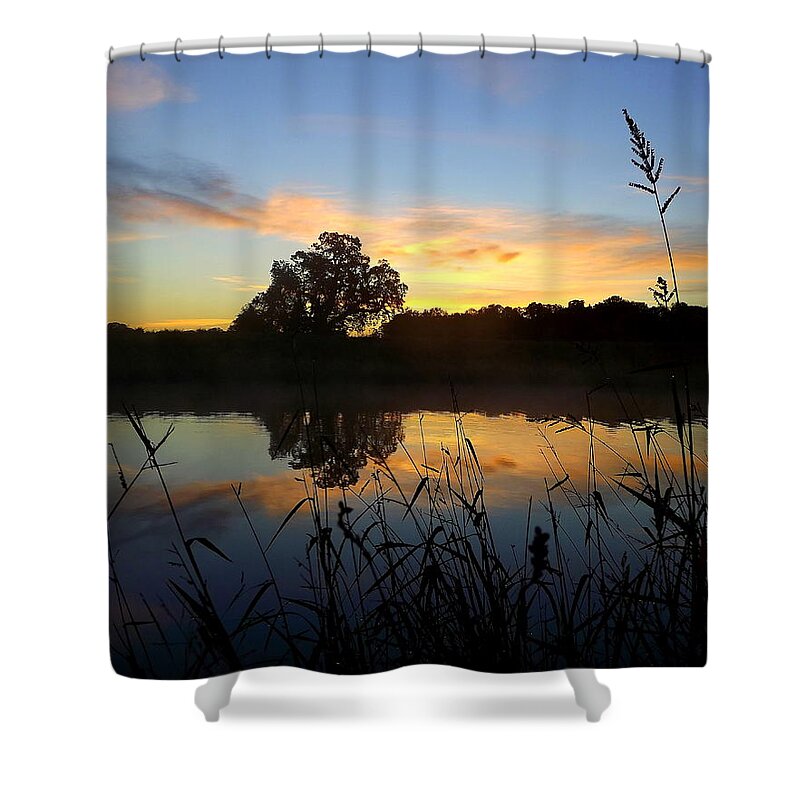 Sunrise Shower Curtain featuring the photograph Wisconsin Sunrise by Viviana Nadowski