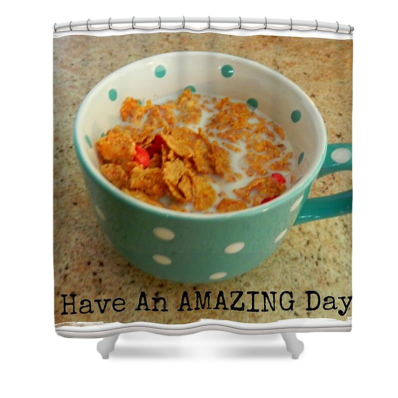 Cereal Shower Curtain featuring the photograph Wishes for the Day by Deborah Kunesh