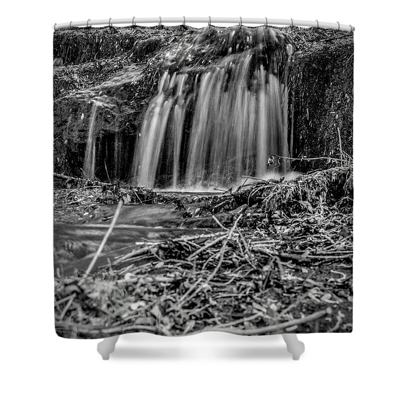 Waterfall Shower Curtain featuring the photograph Wispy Falls by Michael Brungardt