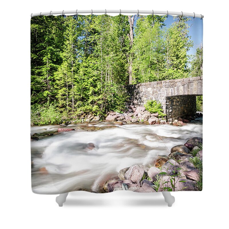 Glacier Shower Curtain featuring the photograph Wistful Afternoon by Margaret Pitcher