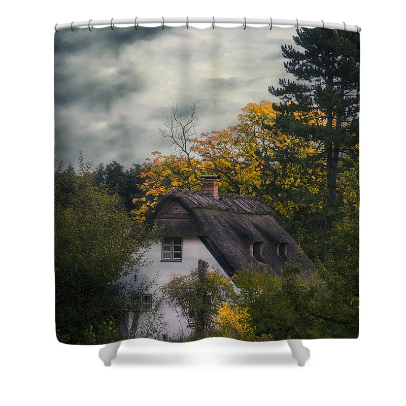 Hut Shower Curtain featuring the photograph Witch Cottage by Joana Kruse