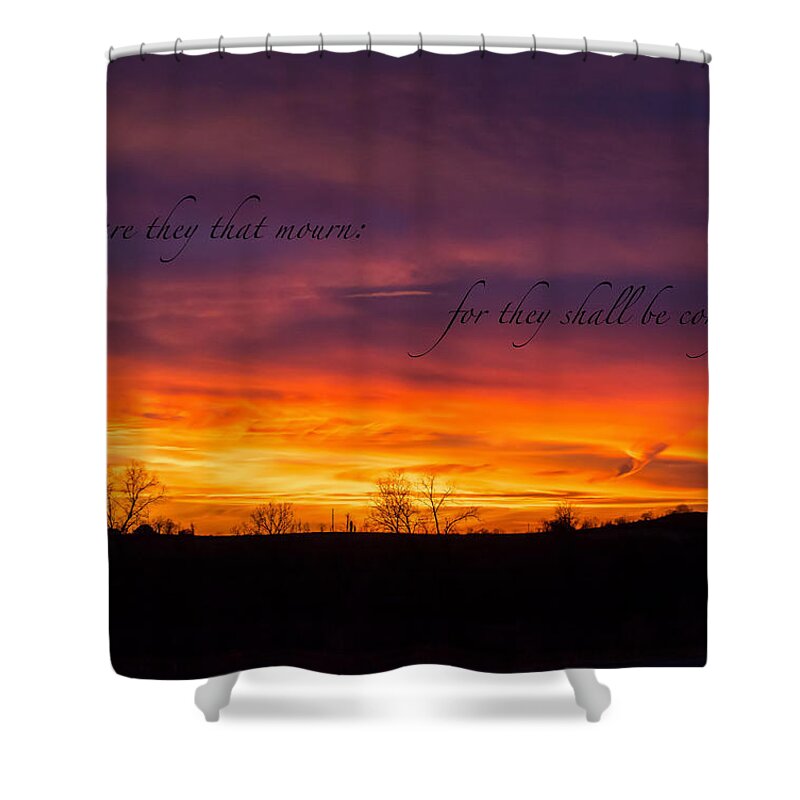 Landscape Shower Curtain featuring the photograph Finding Some Comfort Within The Clouds by Holden The Moment