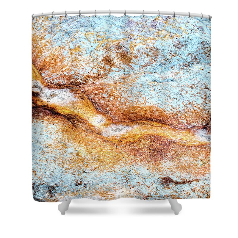 Sandstone Shower Curtain featuring the photograph Within the Rock Itself by Tim Gainey