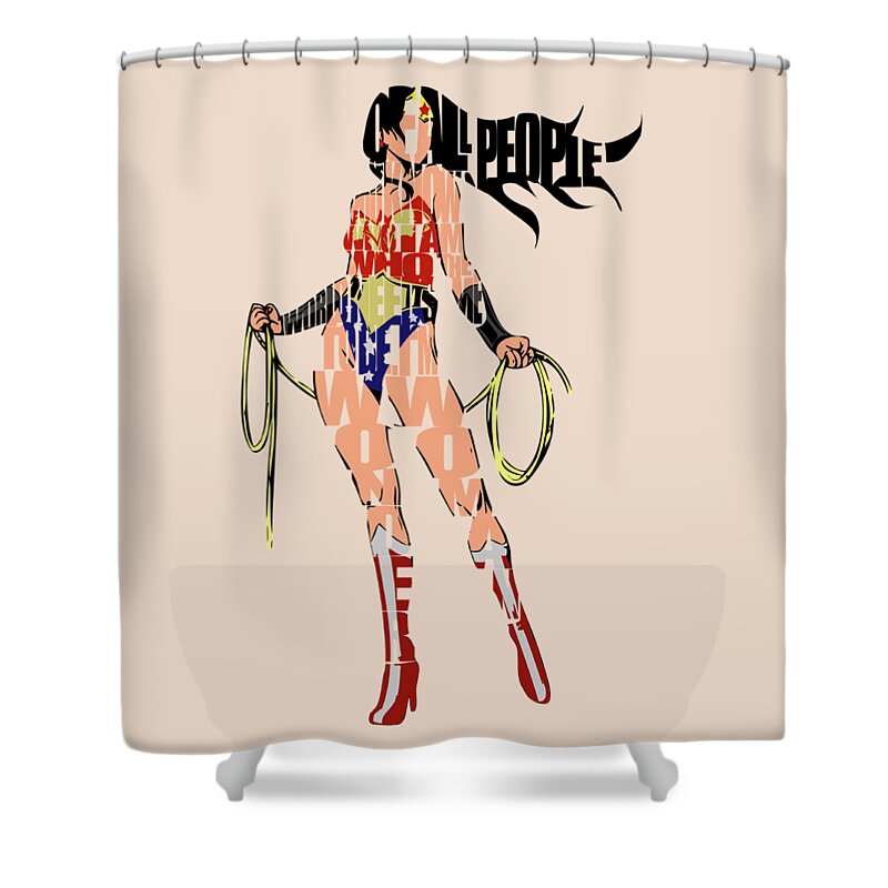 Wonderwoman Shower Curtains
