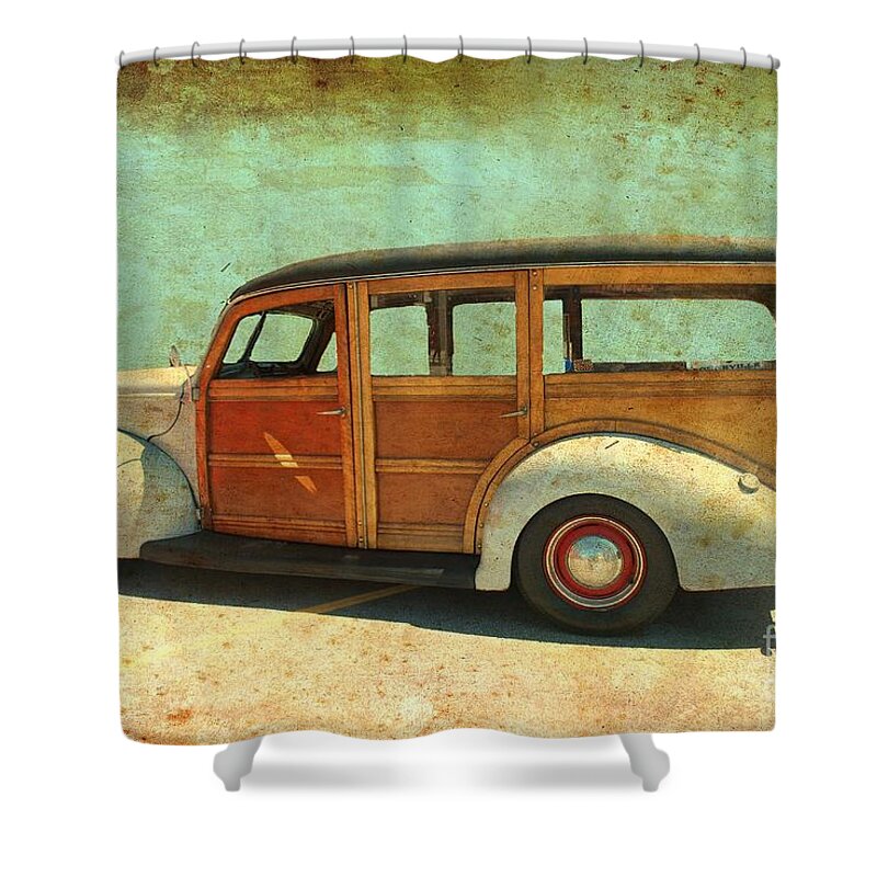 Vintage Shower Curtain featuring the photograph Woody - Photo by Bill T. by Bill Thomson