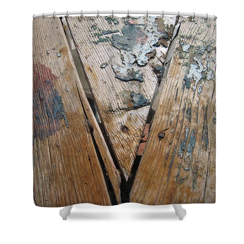 Photography Shower Curtain featuring the photograph Works of the Journey I08 by Andreas Theologitis