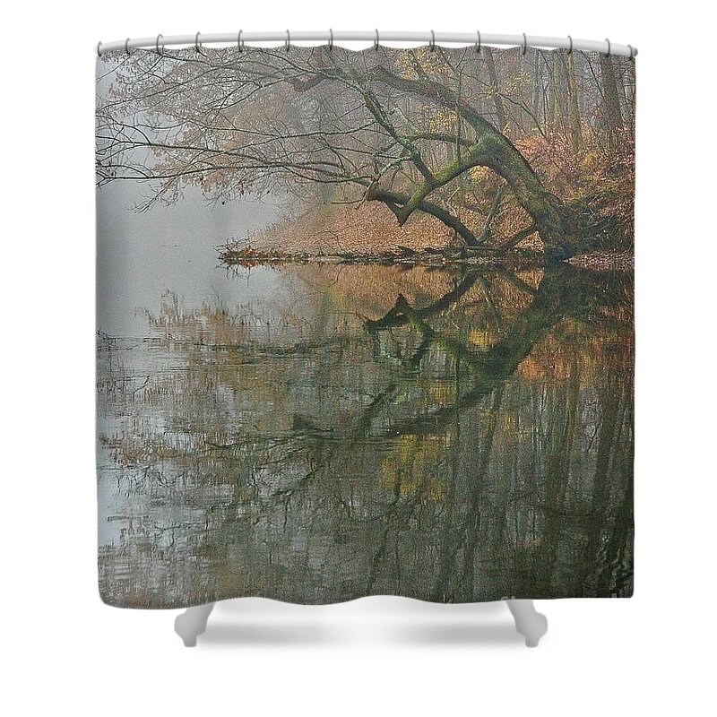 Reflection Shower Curtain featuring the photograph Yearming by Tom Cameron