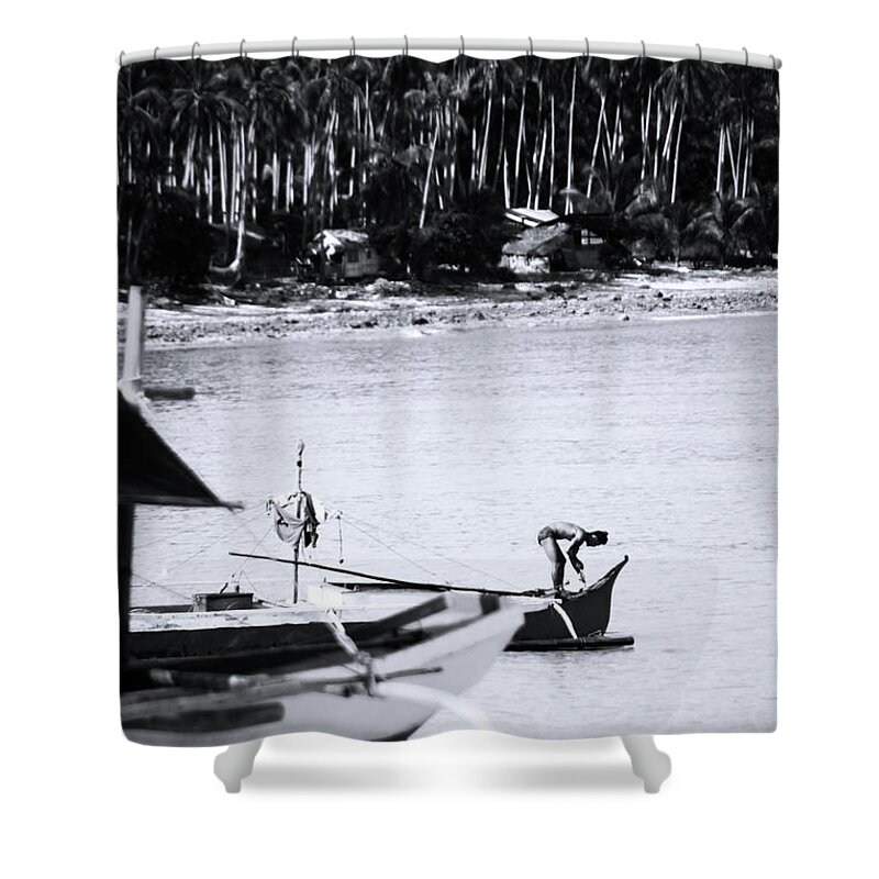 Asia Shower Curtain featuring the photograph Yep She's Ready To Go by Jez C Self