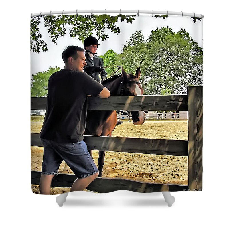 2d Shower Curtain featuring the photograph You Got This by Brian Wallace