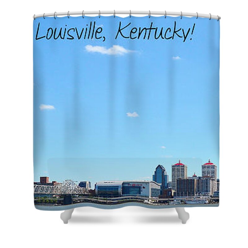 Louisville Kentucky Shower Curtain featuring the photograph You have a friend in Louisville Kentucky by Stacie Siemsen
