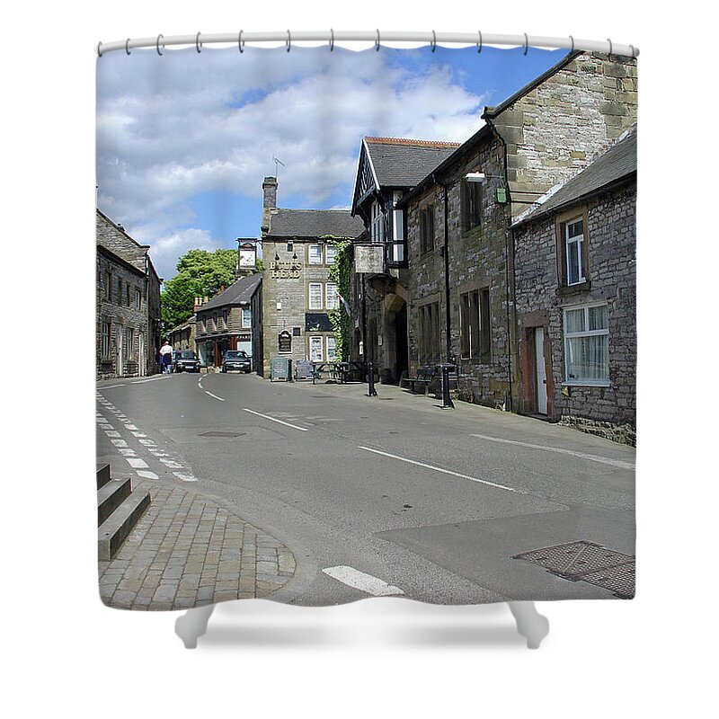 Europe Shower Curtain featuring the photograph Church Street, Youlgrave by Rod Johnson