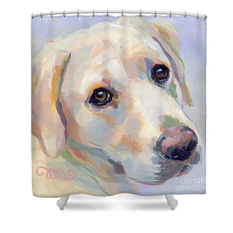 Yellow Lab Shower Curtains
