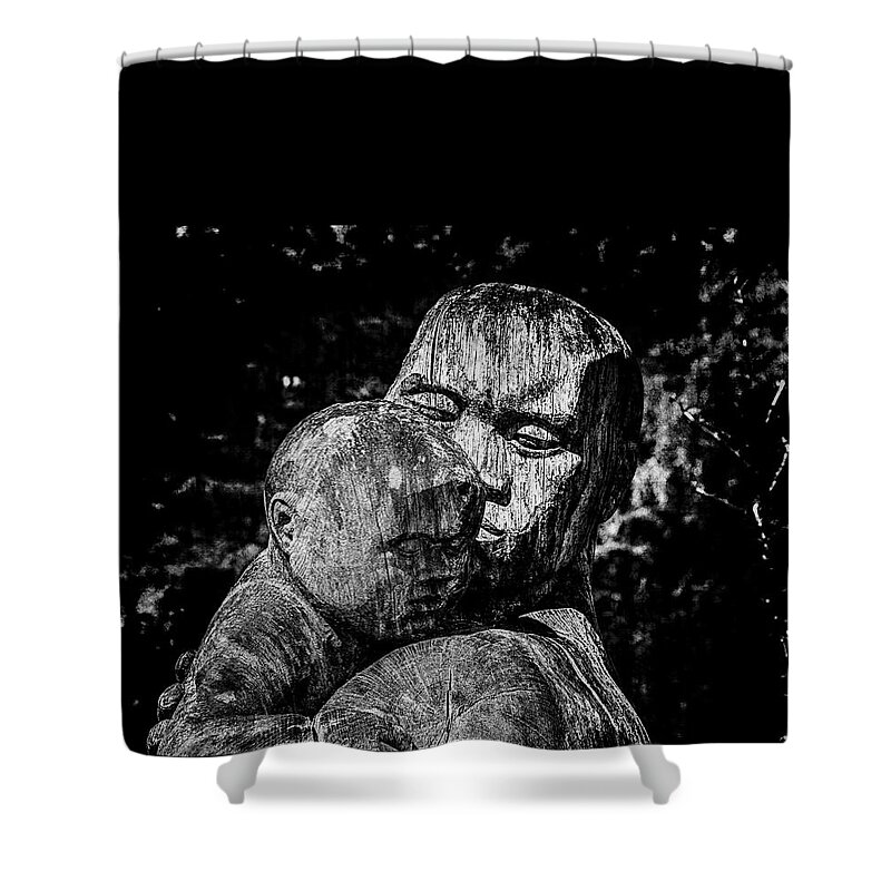 You're The Salt Of The Earth Shower Curtain featuring the photograph You're the salt of the earth, honey.7 by Jean Francois Gil