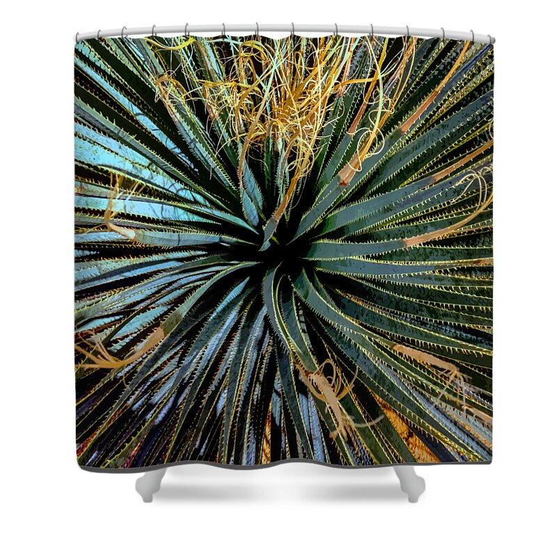 Yucca Shower Curtain featuring the photograph Yucca Yucca by Stan Magnan