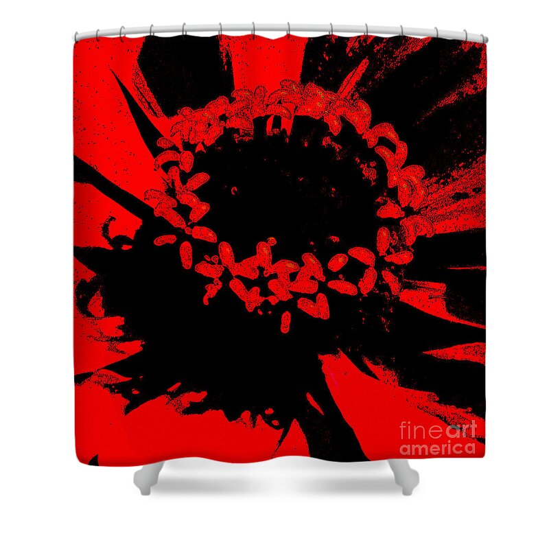 Zinnia Shower Curtain featuring the photograph Zinnia Crown by Jeanette French
