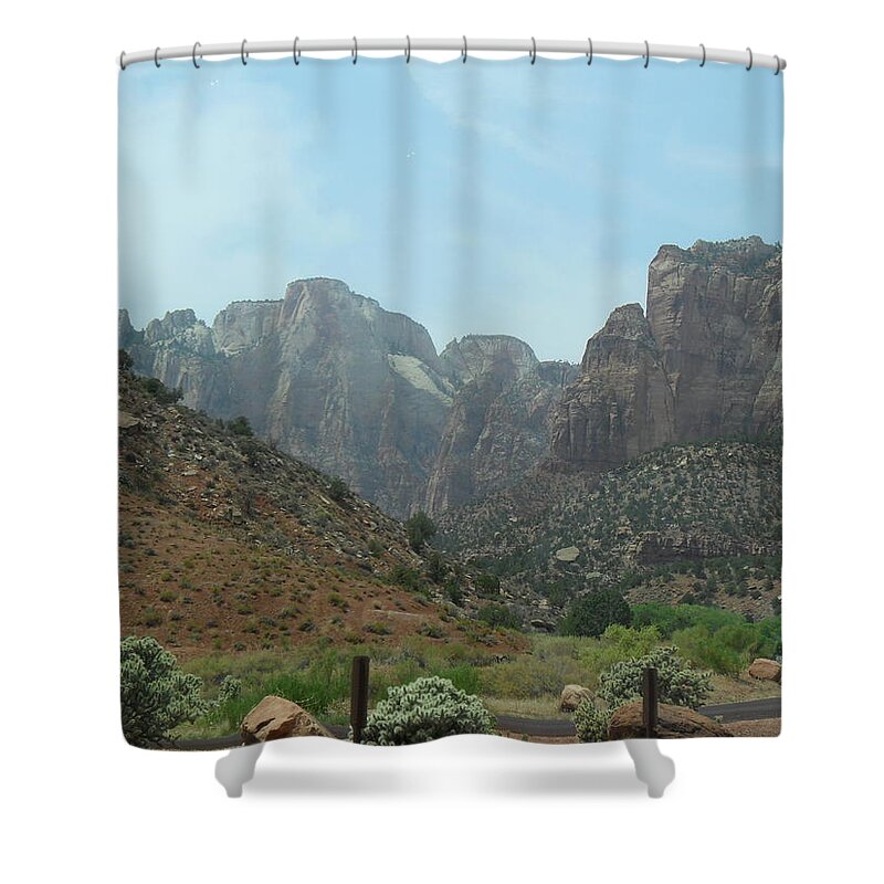 Photography Shower Curtain featuring the photograph Zion National Park 3 by Jocelyn Eastman