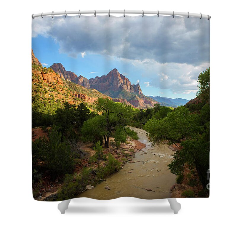 Zion Shower Curtain featuring the photograph Zion National Park by Diane Diederich